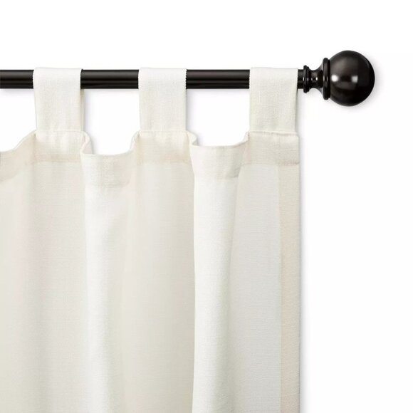 Threshold Oil Rubbed Bronze Finish Expandable Dual Curtain Rod 66" to 120" Long - Picture 2 of 6